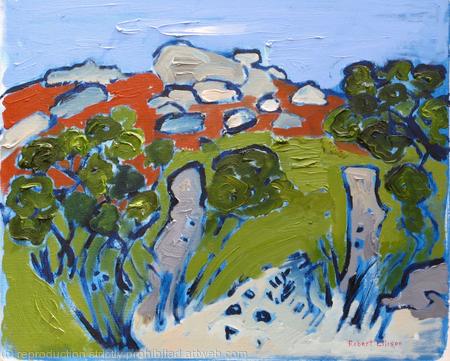 Field with Stone Pillars 