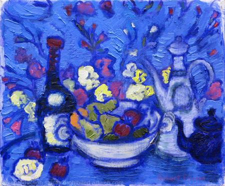 Diminutive Blue Still Life