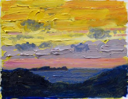 Dusk over Tory Island