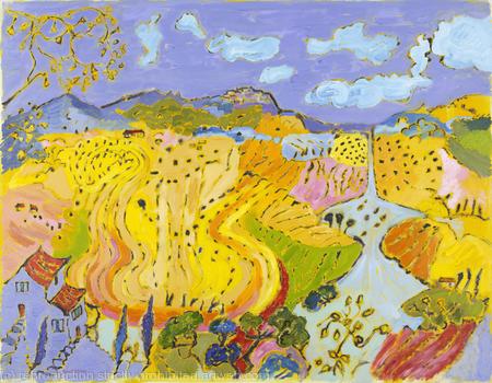 Toward Pienza from Montepulciano