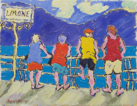 Waiting on the Boat Limone