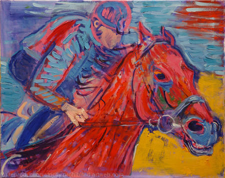 Racehorse and Jockey