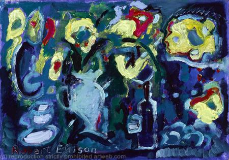 Small Still Life With Yellow Flowers