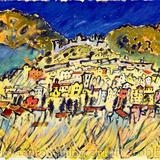 View of Bosa Sardinia