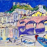 The Pink Bridge of Bosa