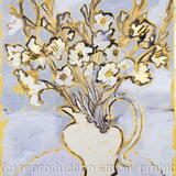 White Jug and Gladioli