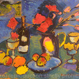 Still Life on Green Table