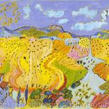 Toward Pienza from Montepulciano