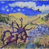 Valley Landscape with Potato Digger