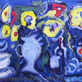 Two Jugs, bottle, fruit and flowers