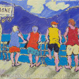 Waiting on the Boat Limone