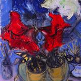 Amaryllis Still Life With Derelict Dwelling