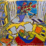 Interior With Yellow Settee