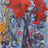 Still Life With Red Amaryllis And Sicilian Jug