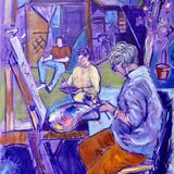 Back Garden Painting Session