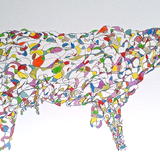 Drawing of Abstract Cow