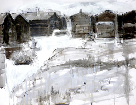 Walberswick beach huts