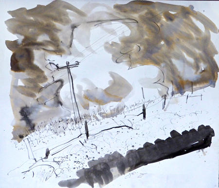 Drawing - String Road, Arran  3