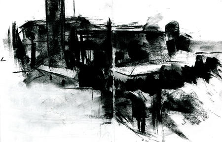 From the loggia, Siena