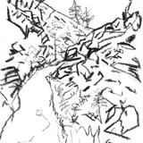 On the slate tip, Aberllefeni