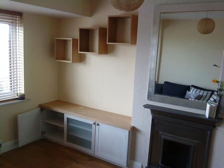 Solid Oak cubes and worktops