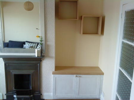 Oak cubes and worktops