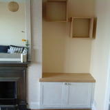 Oak cubes and worktops