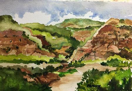 Somewhere in Caprock Canyon