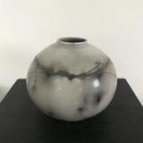 Smoke-Fired Pot with Horse-Hair