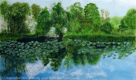 Green Reflections - SOLD