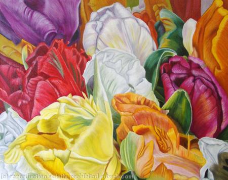 Bouquet of Tulips - SOLD