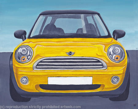 BMW Mini - Yellow