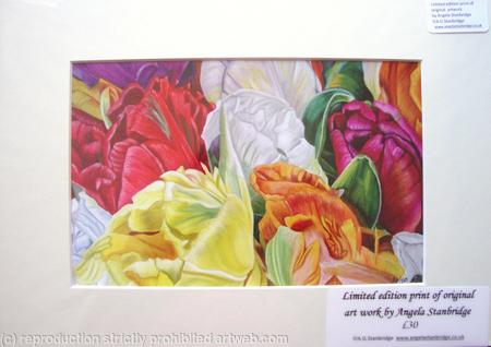 Bouquet of Tulips - Print