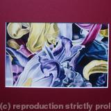 Tulipmania 14 - Print Burgandy Mount