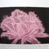 Cool Cystal Aquatint Etching Pink