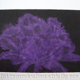 Cool Cystal Aquatint Etching Purple