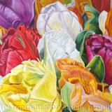 Bridal Bouquet Oil Painting Size 3