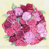 Bridal Bouquet Inktense Drawing 3