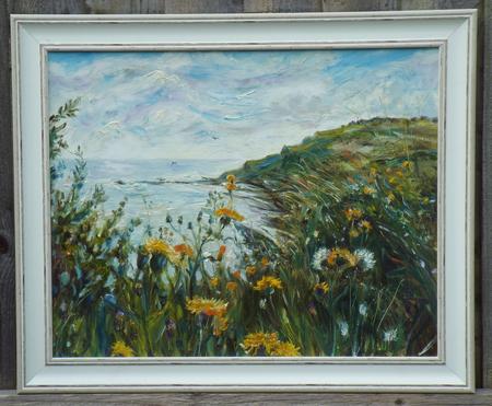 Ravenscar with Dandelions, Robin Hood's Bay