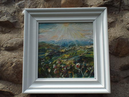 Sunburst over Swaledale.