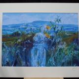 Penhill with Jar of Wild Flowers, Wensleydale