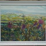 Melancholy Thistles towards Aysgarth, Wensleydale