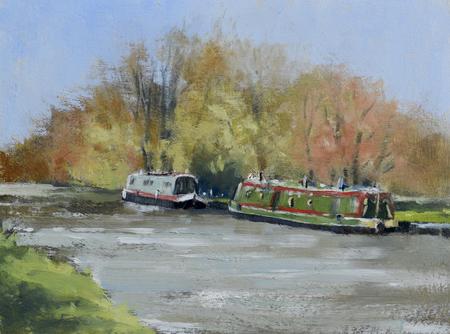 Narrow Boats at Whilton