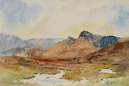 Langdale Pikes from Blea Rigg