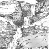 Waterfalls above Cray - Pennine Journey