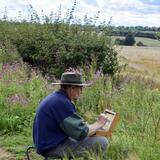 Plein air painting
