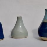 Blue vase selection