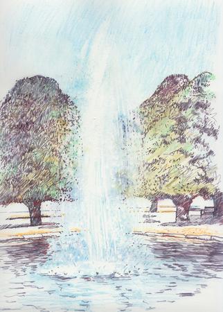 Hampton Court Fountain