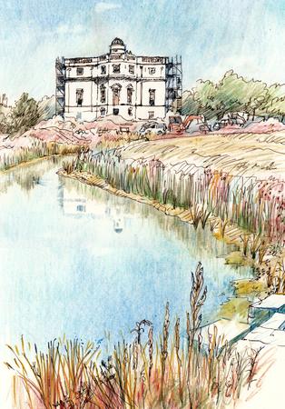 Kew Observatory Lake