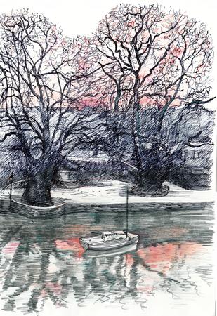 Richmond Terrace Dawn Flood Tide